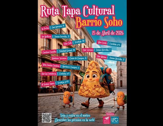 Llega la Ruta de la Tapa Cultural SOHO por el Día Mundial del Arte