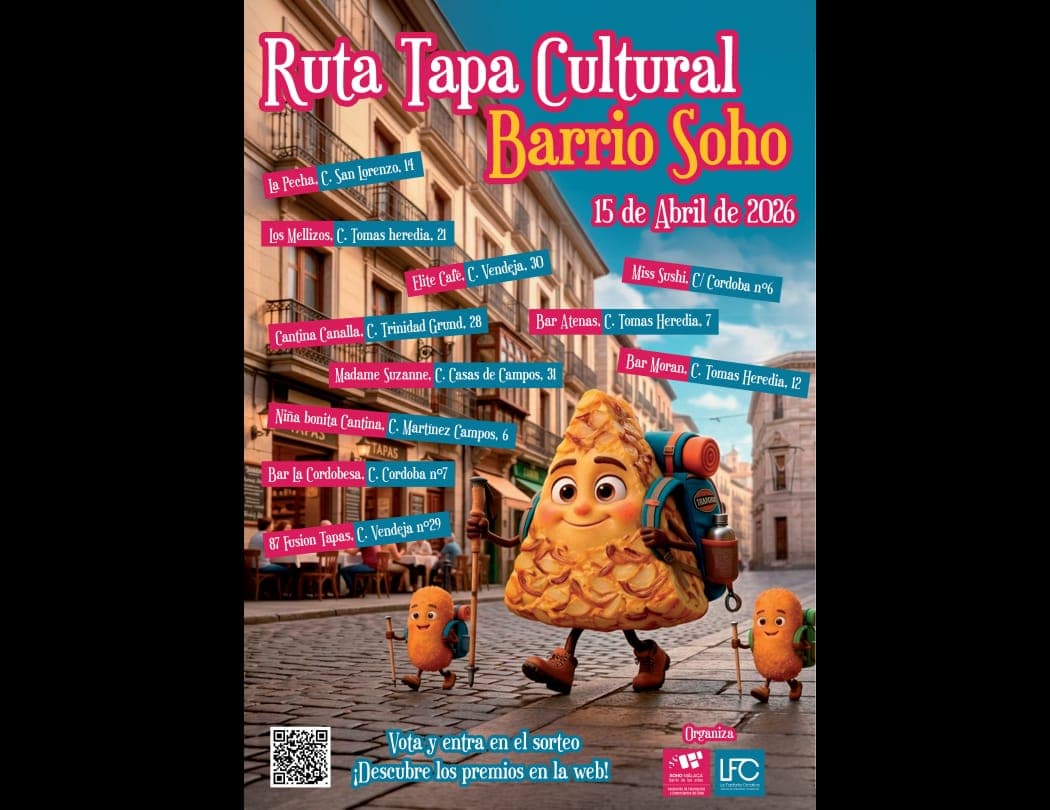 Llega la Ruta de la Tapa Cultural SOHO por el Día Mundial del Arte