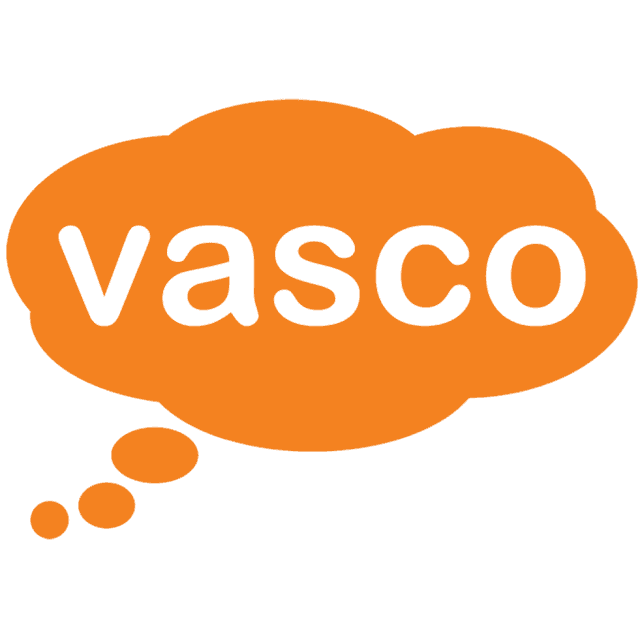 Logotipo de VASCO INFORMATICA, Informática, Oficina, Papelería.