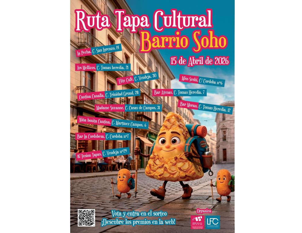 Llega la Ruta de la Tapa Cultural SOHO por el Día Mundial del Arte 